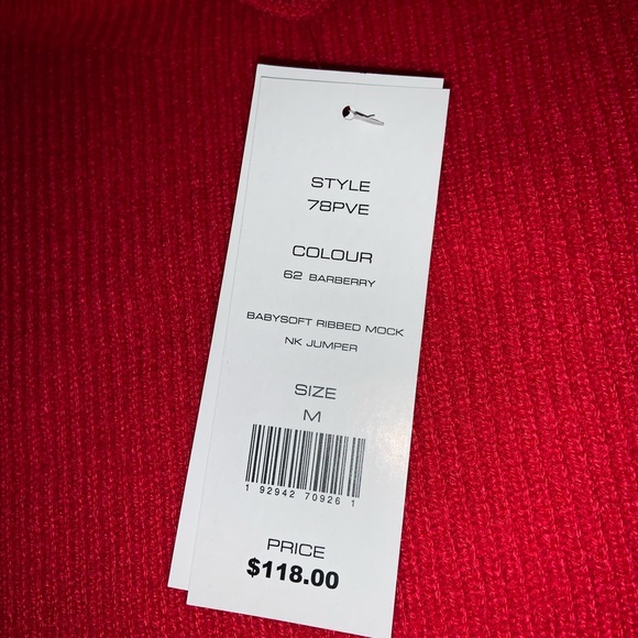 French Connection babysoft ribbed mockneck sweater - Picture 3 of 3